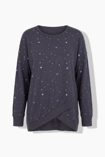 Moda za polnejše Majica dugih rukava plus velikost, xxl, Ulla Popken in Johann Popken (JP1880)