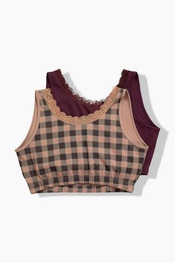Moda za polnejše Grudnjak pamučni 2 komada plus velikost, xxl, Ulla Popken in Johann Popken (JP1880)
