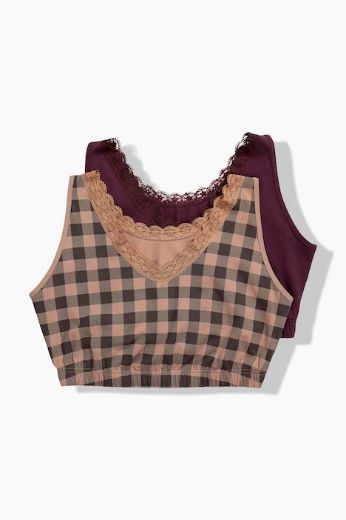 Moda za polnejše Grudnjak pamučni 2 komada plus velikost, xxl, Ulla Popken in Johann Popken (JP1880)