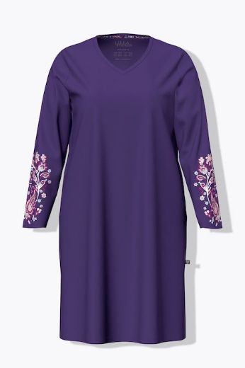 Moda za polnejše Spavaćica dugih rukava 2 komada plus velikost, xxl, Ulla Popken in Johann Popken (JP1880)