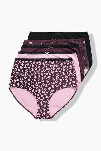 Moda za polnejše Gaćice maxi 5 komada plus velikost, xxl, Ulla Popken in Johann Popken (JP1880)
