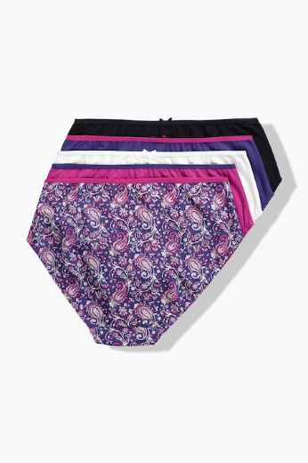 Moda za polnejše Gaćice midi 5 komada plus velikost, xxl, Ulla Popken in Johann Popken (JP1880)