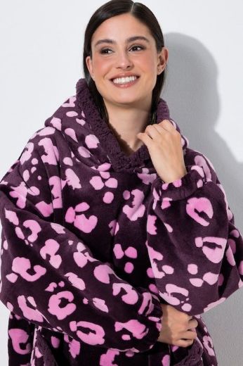 Moda za polnejše Pončo s kapuljačom plus velikost, xxl, Ulla Popken in Johann Popken (JP1880)