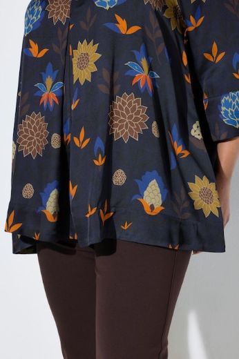 Moda za polnejše Bluza 3/4 rukava plus velikost, xxl, Ulla Popken in Johann Popken (JP1880)