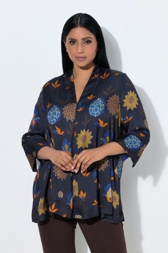 Moda za polnejše Bluza 3/4 rukava plus velikost, xxl, Ulla Popken in Johann Popken (JP1880)