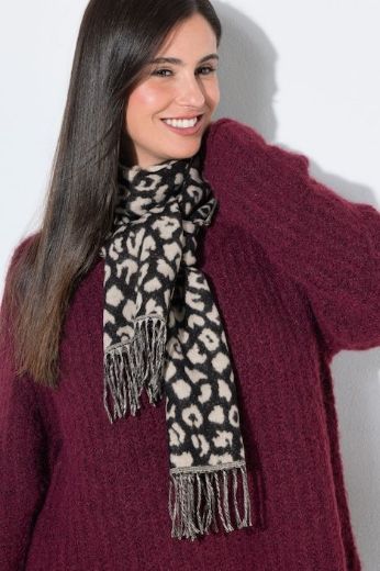 Moda za polnejše Šal s leopard uzorkom plus velikost, xxl, Ulla Popken in Johann Popken (JP1880)