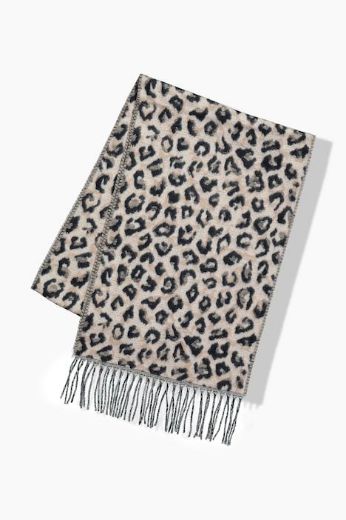 Moda za polnejše Šal s leopard uzorkom plus velikost, xxl, Ulla Popken in Johann Popken (JP1880)