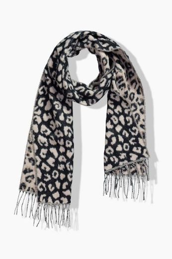 Moda za polnejše Šal s leopard uzorkom plus velikost, xxl, Ulla Popken in Johann Popken (JP1880)