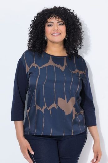 Moda za polnejše Bluza 3/4 rukava plus velikost, xxl, Ulla Popken in Johann Popken (JP1880)