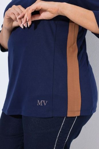 Moda za polnejše Majica 3/4 rukava plus velikost, xxl, Ulla Popken in Johann Popken (JP1880)
