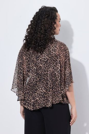 Moda za polnejše Bluza 3/4 rukava V ovratnika plus velikost, xxl, Ulla Popken in Johann Popken (JP1880)