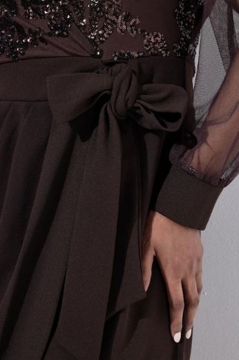 Moda za polnejše Haljina svečana dugih rukava plus velikost, xxl, Ulla Popken in Johann Popken (JP1880)