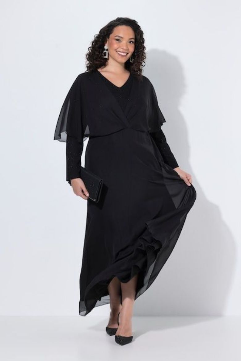 Moda za polnejše Haljina maxi svečana plus velikost, xxl, Ulla Popken in Johann Popken (JP1880)
