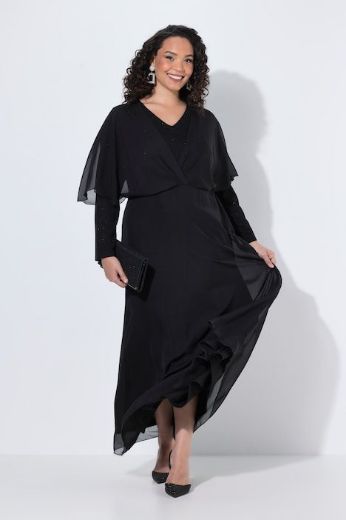 Moda za polnejše Haljina maxi svečana plus velikost, xxl, Ulla Popken in Johann Popken (JP1880)