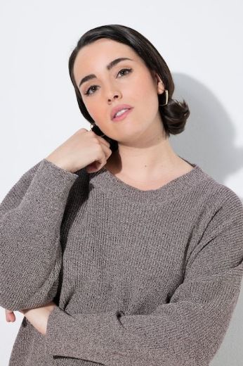 Moda za polnejše Pulover dugih rukava plus velikost, xxl, Ulla Popken in Johann Popken (JP1880)
