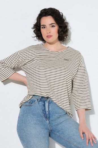 Moda za polnejše Majica 3/4 rukava plus velikost, xxl, Ulla Popken in Johann Popken (JP1880)