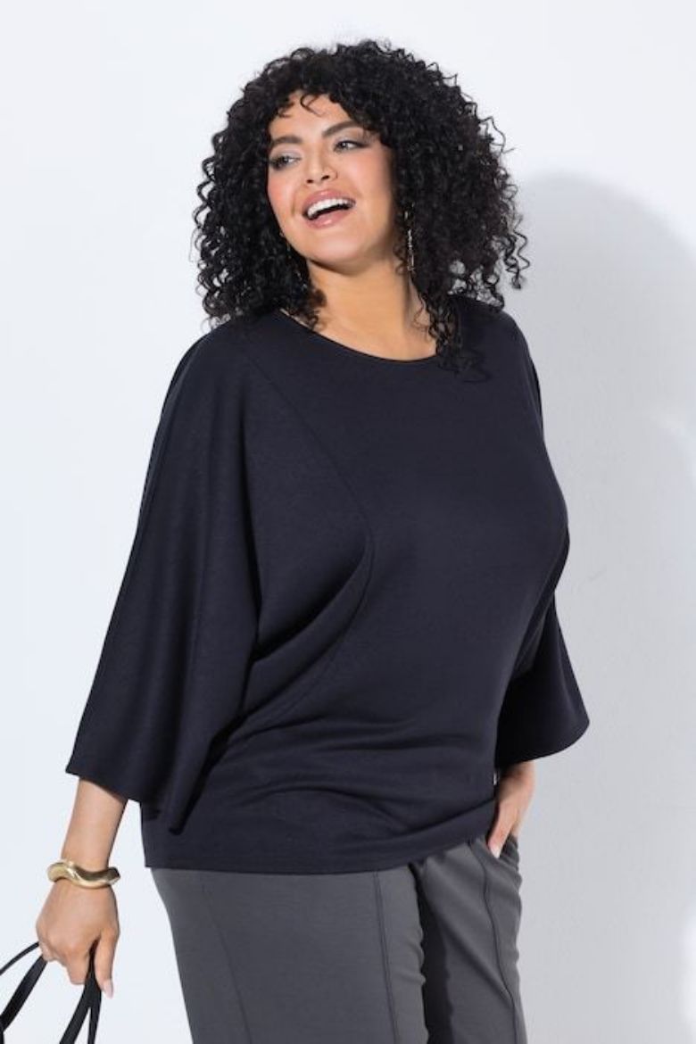Moda za polnejše Bluza 3/4 rukava plus velikost, xxl, Ulla Popken in Johann Popken (JP1880)