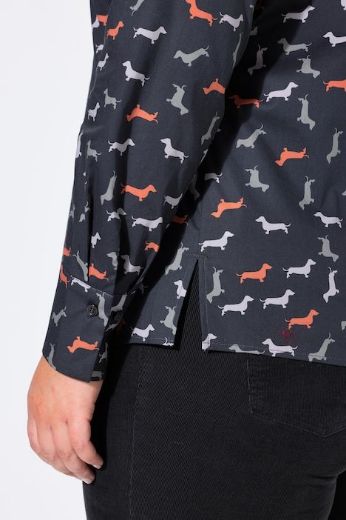 Moda za polnejše Košulja dugih rukava plus velikost, xxl, Ulla Popken in Johann Popken (JP1880)