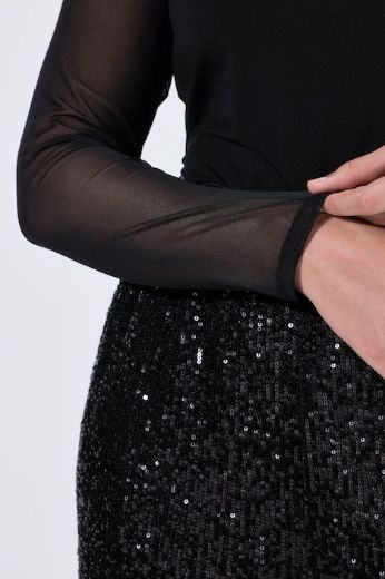Moda za polnejše Bodi mrežasti dugih rukava plus velikost, xxl, Ulla Popken in Johann Popken (JP1880)