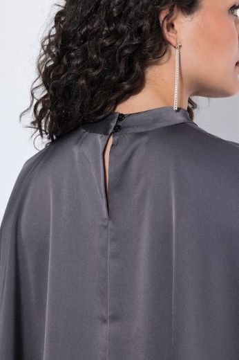 Moda za polnejše Bluza satenska plus velikost, xxl, Ulla Popken in Johann Popken (JP1880)