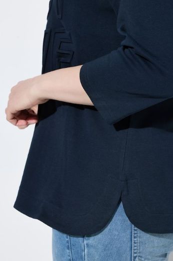 Moda za polnejše Majica dugih rukava s kapuljačom plus velikost, xxl, Ulla Popken in Johann Popken (JP1880)