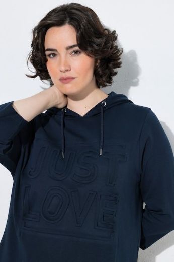 Moda za polnejše Majica dugih rukava s kapuljačom plus velikost, xxl, Ulla Popken in Johann Popken (JP1880)