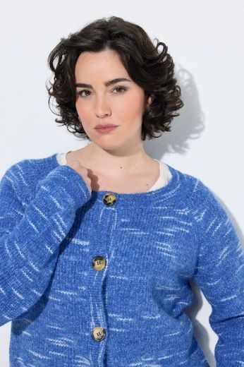 Moda za polnejše Kardigan na kopčanje plus velikost, xxl, Ulla Popken in Johann Popken (JP1880)