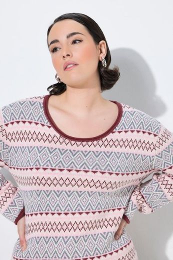 Moda za polnejše Pulover dugih rukava plus velikost, xxl, Ulla Popken in Johann Popken (JP1880)
