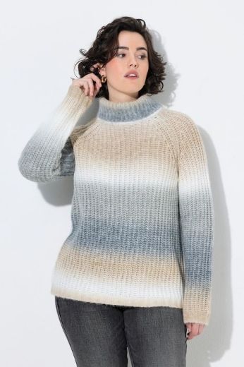Moda za polnejše Pulover dugih rukava plus velikost, xxl, Ulla Popken in Johann Popken (JP1880)