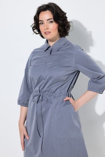 Moda za polnejše Haljina 3/4 rukava s polu patentnim zatvarečem plus velikost, xxl, Ulla Popken in Johann Popken (JP1880)