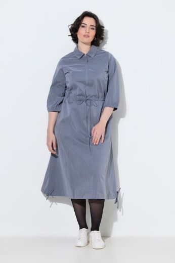 Moda za polnejše Haljina 3/4 rukava s polu patentnim zatvarečem plus velikost, xxl, Ulla Popken in Johann Popken (JP1880)