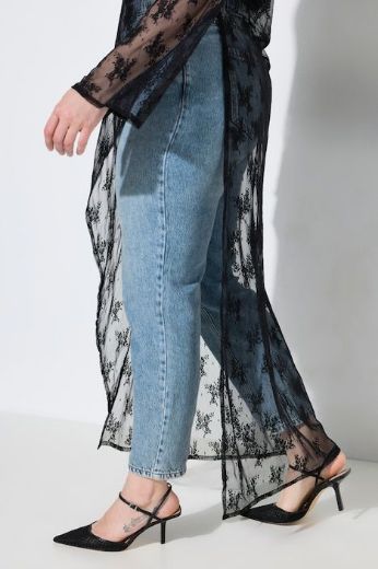 Moda za polnejše Haljina maxi od prozirne čipke plus velikost, xxl, Ulla Popken in Johann Popken (JP1880)