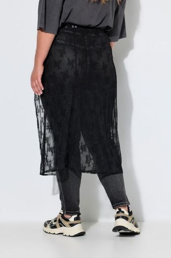 Moda za polnejše Suknja od prozirne čipke plus velikost, xxl, Ulla Popken in Johann Popken (JP1880)