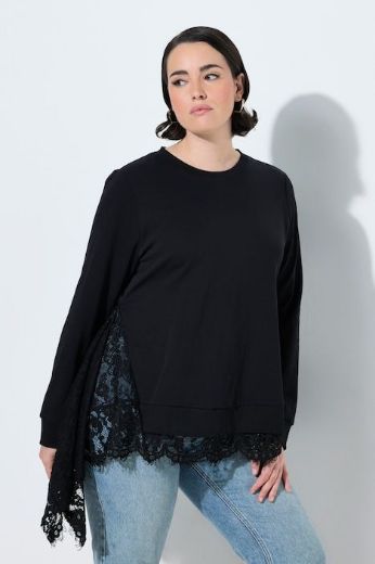 Moda za polnejše Majica dugih rukava asimetrična plus velikost, xxl, Ulla Popken in Johann Popken (JP1880)