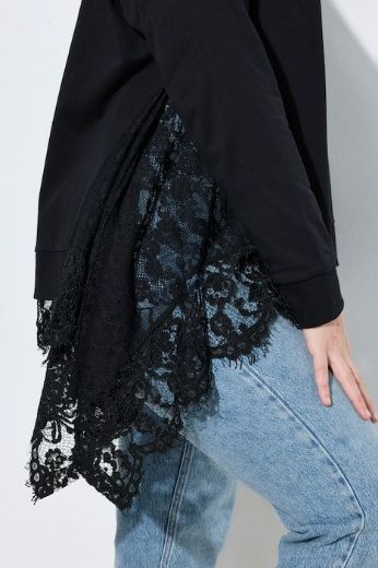 Moda za polnejše Majica dugih rukava asimetrična plus velikost, xxl, Ulla Popken in Johann Popken (JP1880)