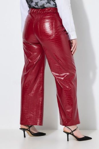 Moda za polnejše Hlače od imitacije kože plus velikost, xxl, Ulla Popken in Johann Popken (JP1880)