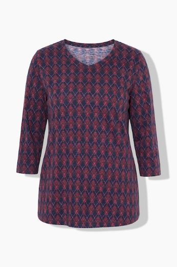 Moda za polnejše Majica 3/4 rukava plus velikost, xxl, Ulla Popken in Johann Popken (JP1880)