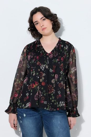Moda za polnejše Bluza dugih rukava plus velikost, xxl, Ulla Popken in Johann Popken (JP1880)