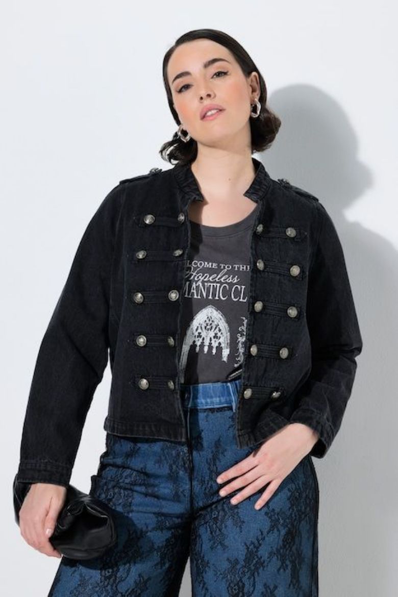 Moda za polnejše Jakna od trapera plus velikost, xxl, Ulla Popken in Johann Popken (JP1880)