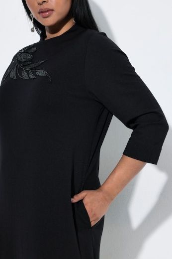 Moda za polnejše Haljina midi 3/4 rukava plus velikost, xxl, Ulla Popken in Johann Popken (JP1880)