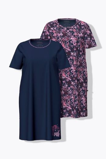 Moda za polnejše Spavaćica 2 komada plus velikost, xxl, Ulla Popken in Johann Popken (JP1880)