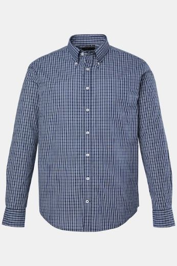 Moda za polnejše Košulja karirana dugih rukava plus velikost, xxl, Ulla Popken in Johann Popken (JP1880)