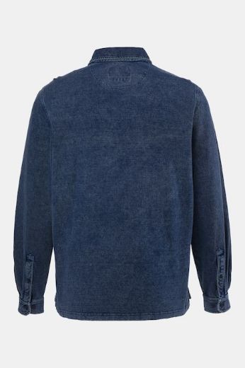 Moda za polnejše Majica Polo dugih rukava plus velikost, xxl, Ulla Popken in Johann Popken (JP1880)