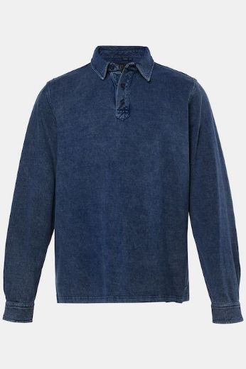 Moda za polnejše Majica Polo dugih rukava plus velikost, xxl, Ulla Popken in Johann Popken (JP1880)