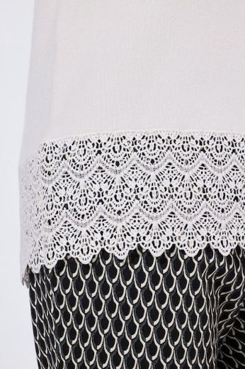 Moda za polnejše Pulover dugih rukava povišenog ovratnika plus velikost, xxl, Ulla Popken in Johann Popken (JP1880)