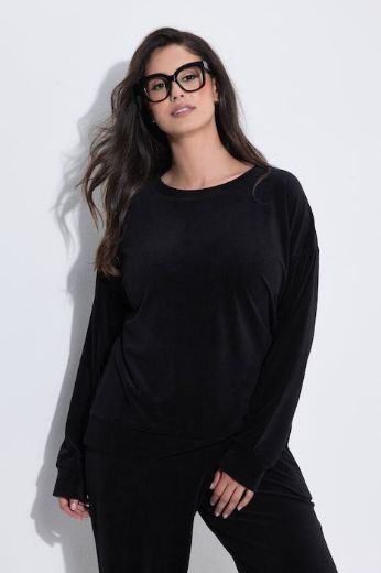 Moda za polnejše Majica dugih rukava šireg kroja plus velikost, xxl, Ulla Popken in Johann Popken (JP1880)