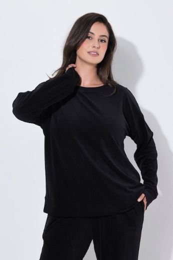 Moda za polnejše Majica dugih rukava šireg kroja plus velikost, xxl, Ulla Popken in Johann Popken (JP1880)