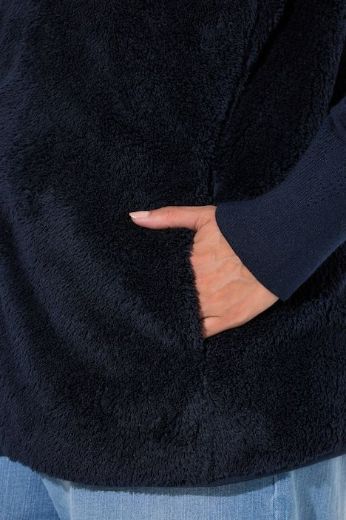 Moda za polnejše Prsluk od flisa s patentnim zatvaračem plus velikost, xxl, Ulla Popken in Johann Popken (JP1880)