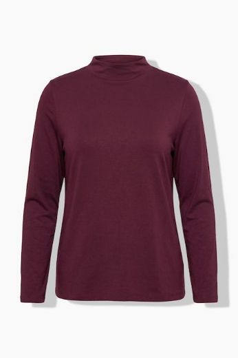 Moda za polnejše Majica dugih rukava povišenog ovratnika plus velikost, xxl, Ulla Popken in Johann Popken (JP1880)