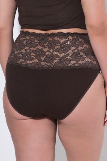 Moda za polnejše Gaćice midi 2 komada s dodatkom čipke plus velikost, xxl, Ulla Popken in Johann Popken (JP1880)